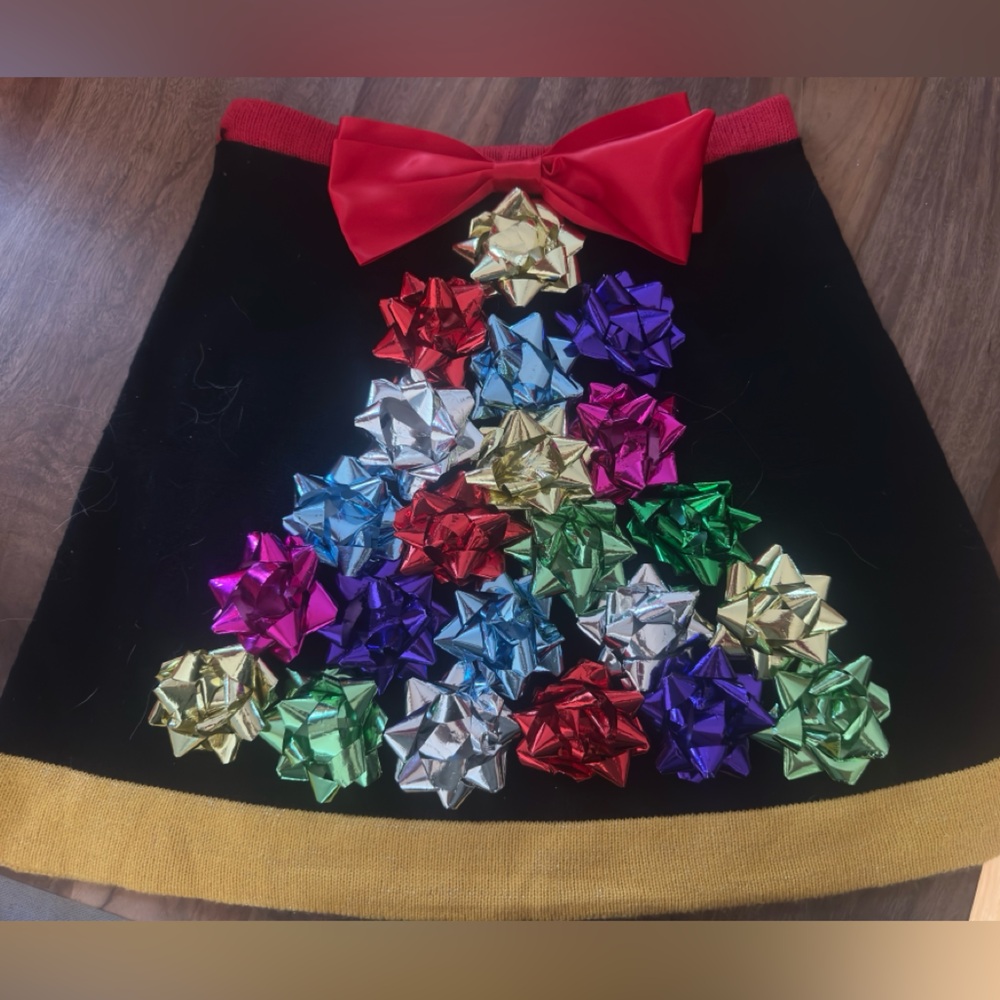 Festive Black Skirt